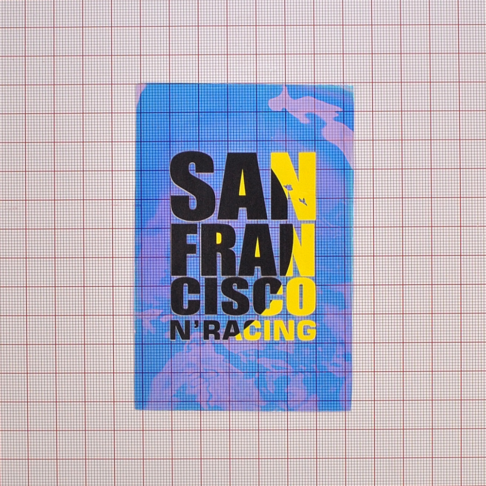 Лейба клеенка SANFRANCISCO, 11,5*7.5см, прозрачный, желтый, черный, оранжевый, шт. Лейба Клеенка