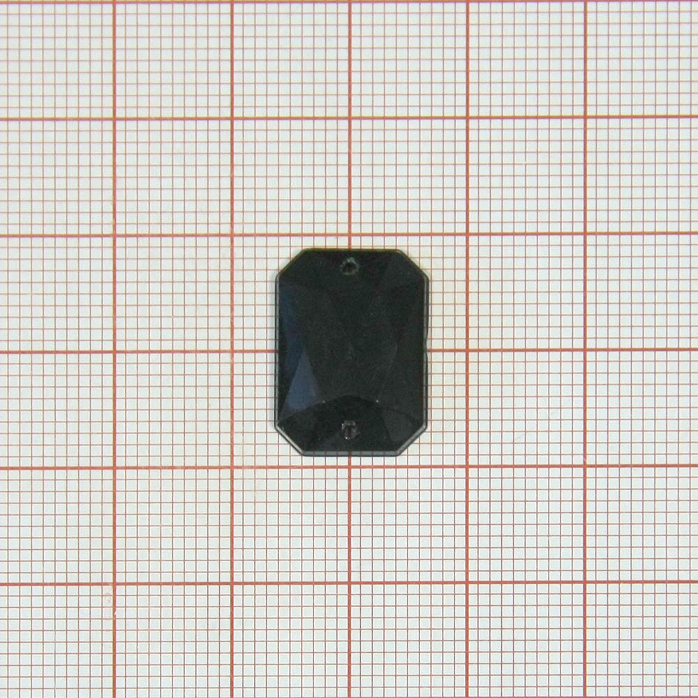 Стразы Д пришивн. многогран. 13*18мм черный 37, 1тыс.шт. Стразы пришивные