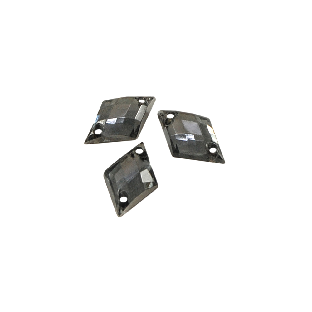 Стразы Д пришивн. ромб 8*13мм серый 6, 1тыс.шт. Стразы пришивные