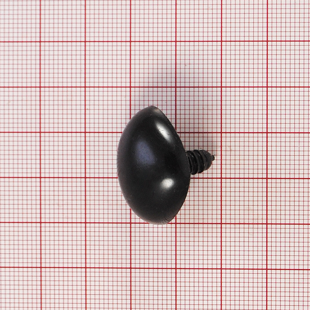 Нос на ножке №39, черный треугольный 26*20мм, 1тыс.шт. Носики на ножке