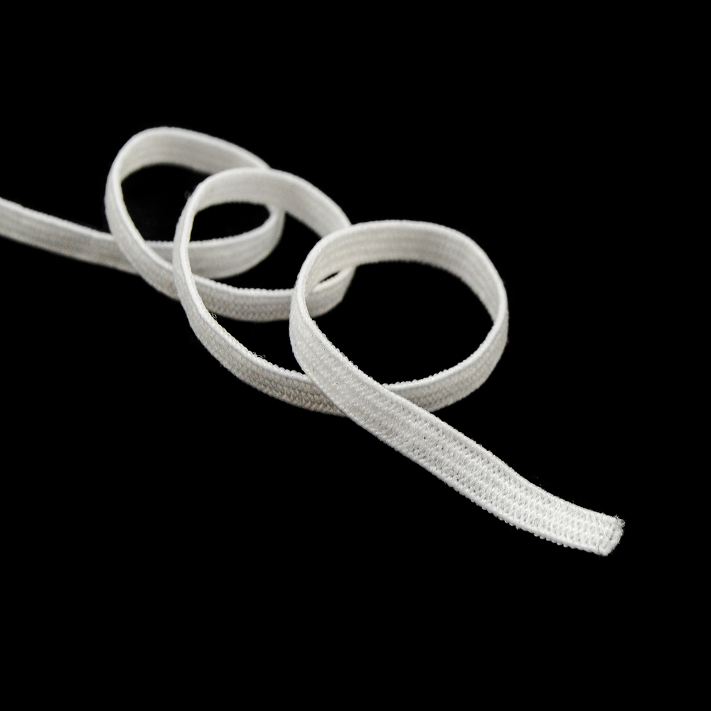 Резинка вязаная 4мм белая /Турция/, 100м. Резинка