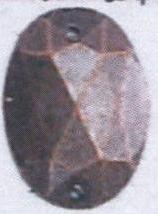 Стразы стекл. пришивные овал (13*18мм) MEDN, 1тыс.шт. Стразы пришивные