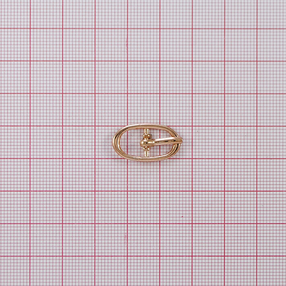 Пряжка металл  119 овал 0,9см GOLD . Пряжка