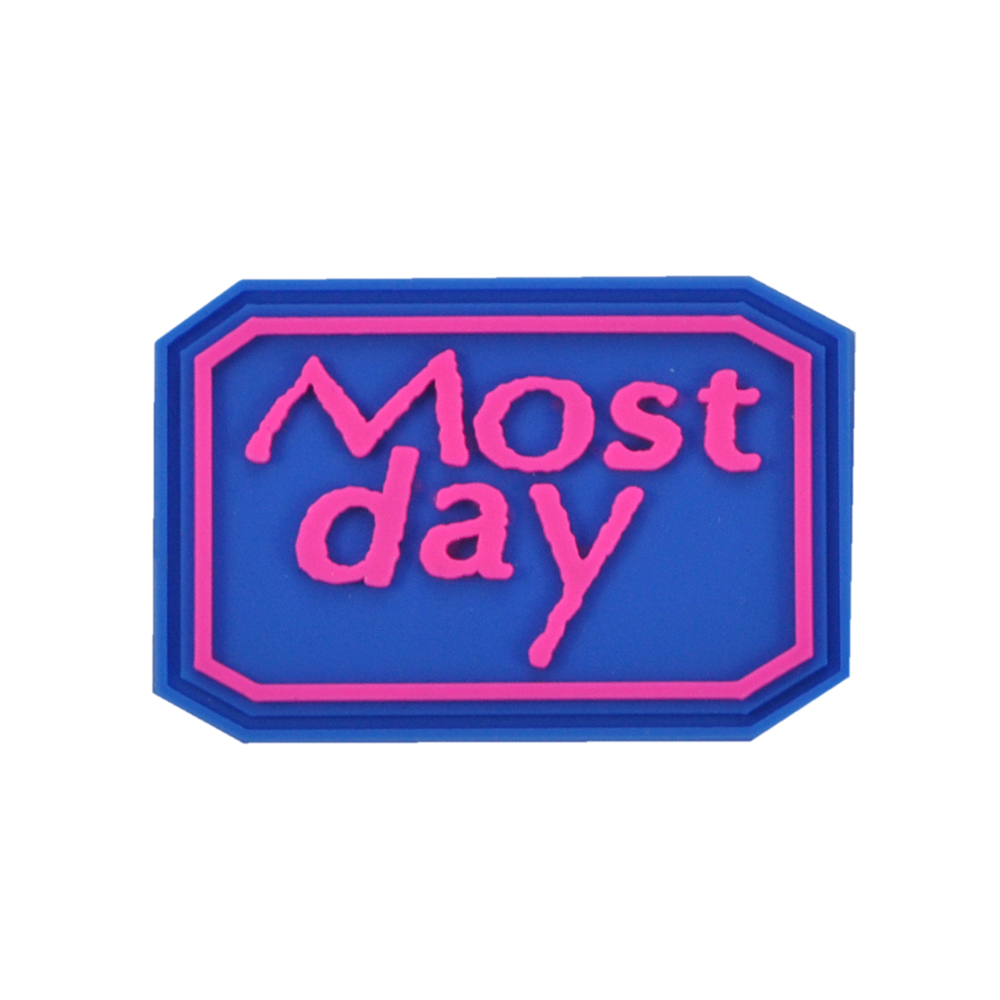 Лейба резиновая Most day, 3*4,5см, синий, розовый шт. Лейба Резина