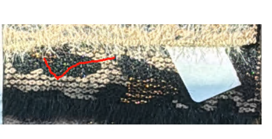 Резинка махровая Рептилия, 4см, ярд. Резинка