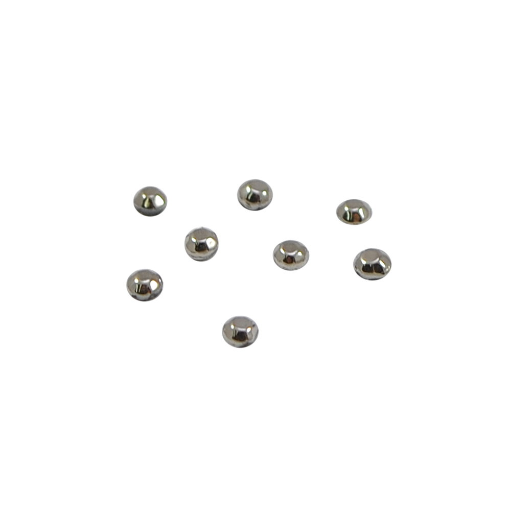 Стразы стеклянные клеевые SS-6 2мм, black hematite  115,2тыс.шт.; уп. Стразы стекло до 1000-50 гросс