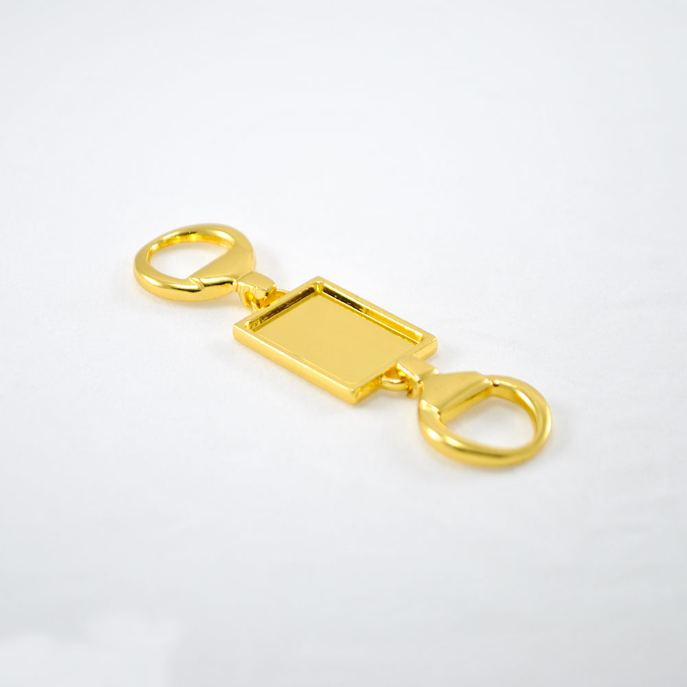 Перетяжка декоративная 11856 GOLD 1см Экран круглые ушки . Перетяжка металл
