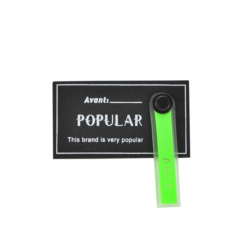 Лейба полиуретан c подвеской POPULAR, 7*4см, черный, белый, салатовый, шт. Лейба Кожзам