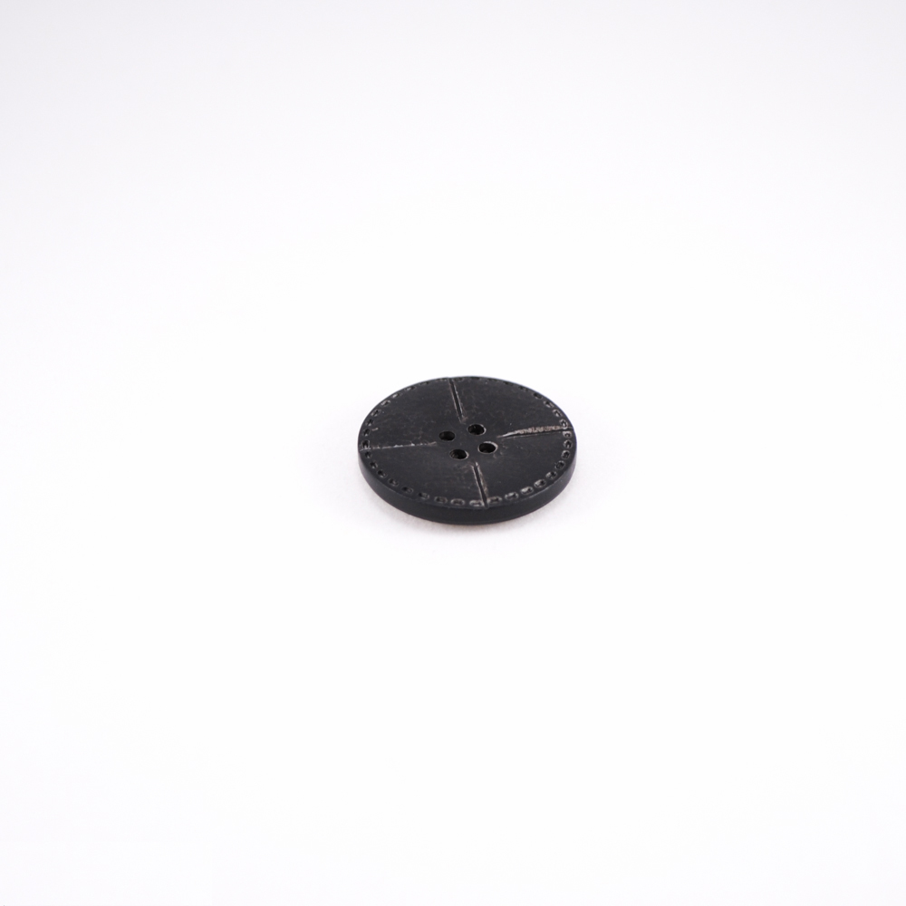 Пуговица ВР-37-44 черная. Пуговица пластмассовая