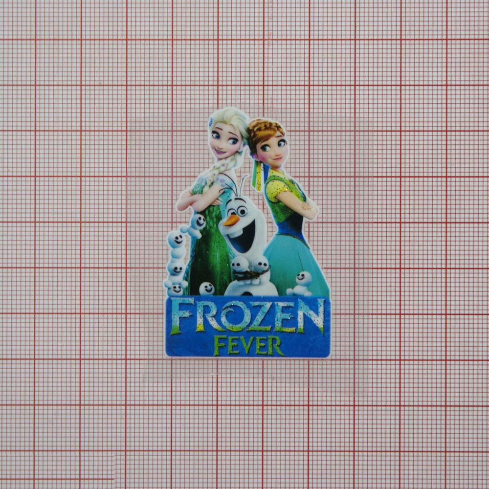 Термоаппликация Frozen FEVER 5,3*4,5см, шт. Термоаппликации Накатанный рисунок
