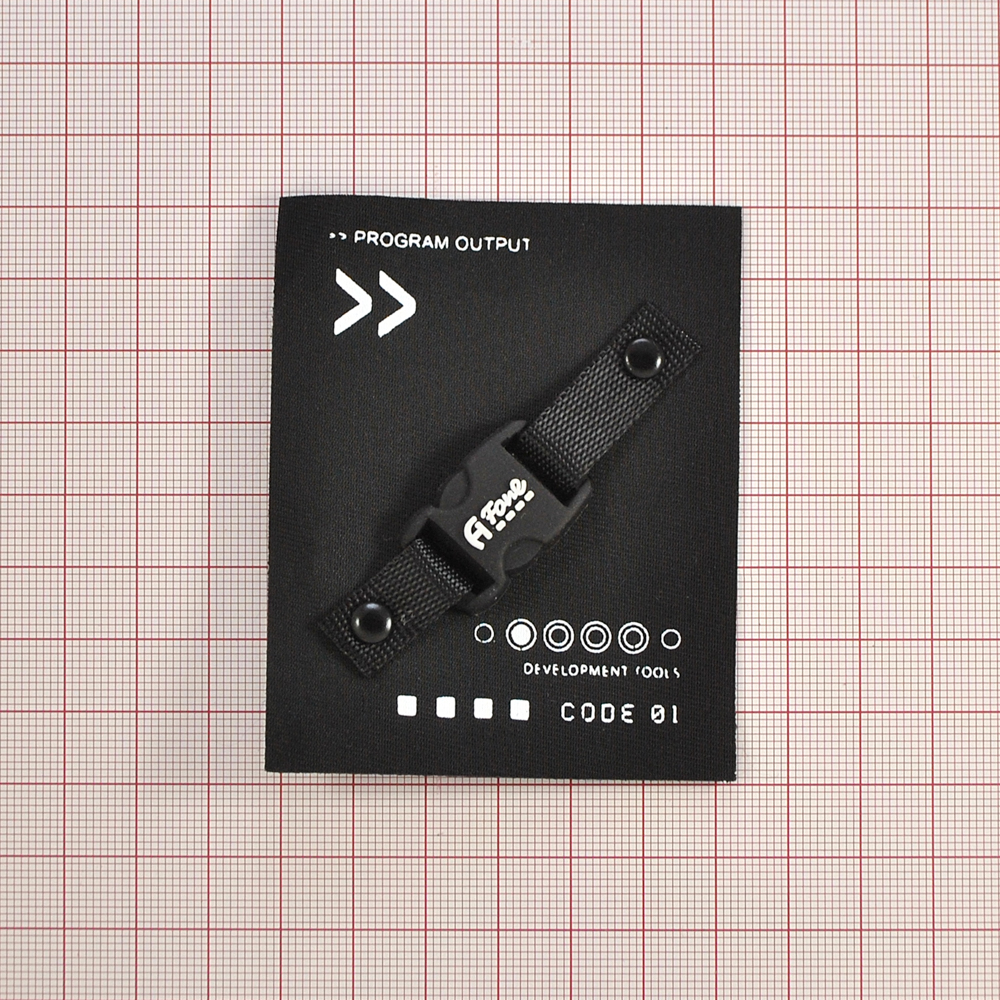 Лейба тканевая CODE01, 8*6,5см, черный, белый, шт. Лейба Ткань