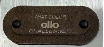 Лейба кожзам ollo, 4,5*1,8см, коричневый, бежевый, шт. Лейба Кожзам