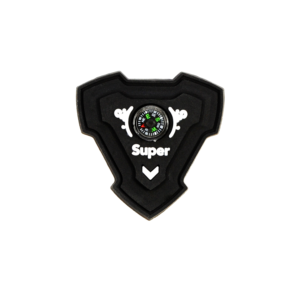 Лейба резиновая Super Компас 5*5см черн., бел., шт. Лейба Резина
