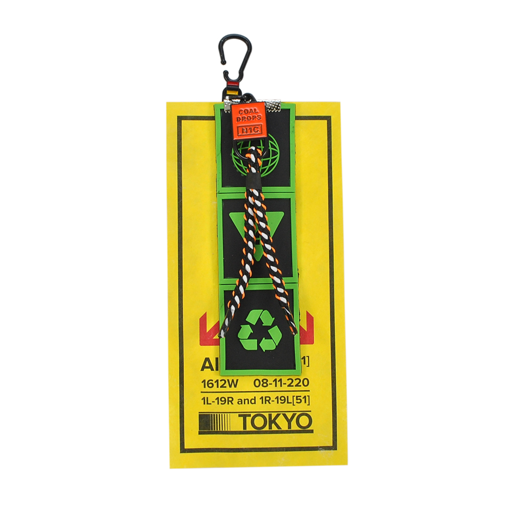 Подвеска резиновая TOKYO, 20*8см, черный, желтый, зеленый, оранжевый, шт. Подвески