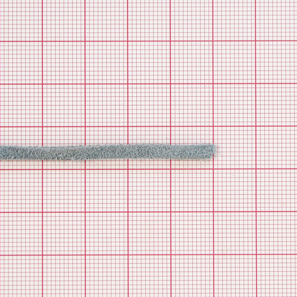 Тесьма кожаная 4мм голубая. Тесьма Кожзам, Кожа