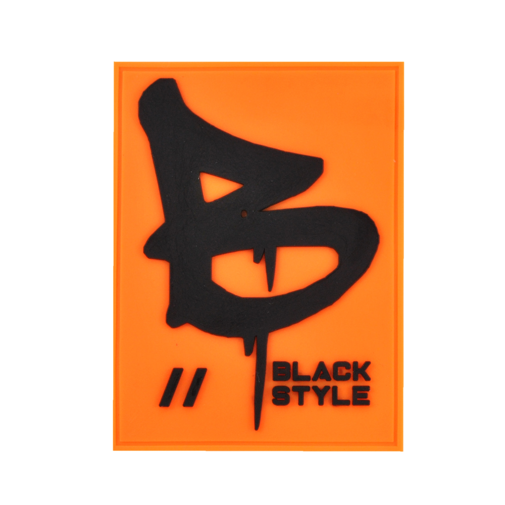 Лейба резиновая Black Style 6*8см, оранжевый, черный шт. Лейба Резина