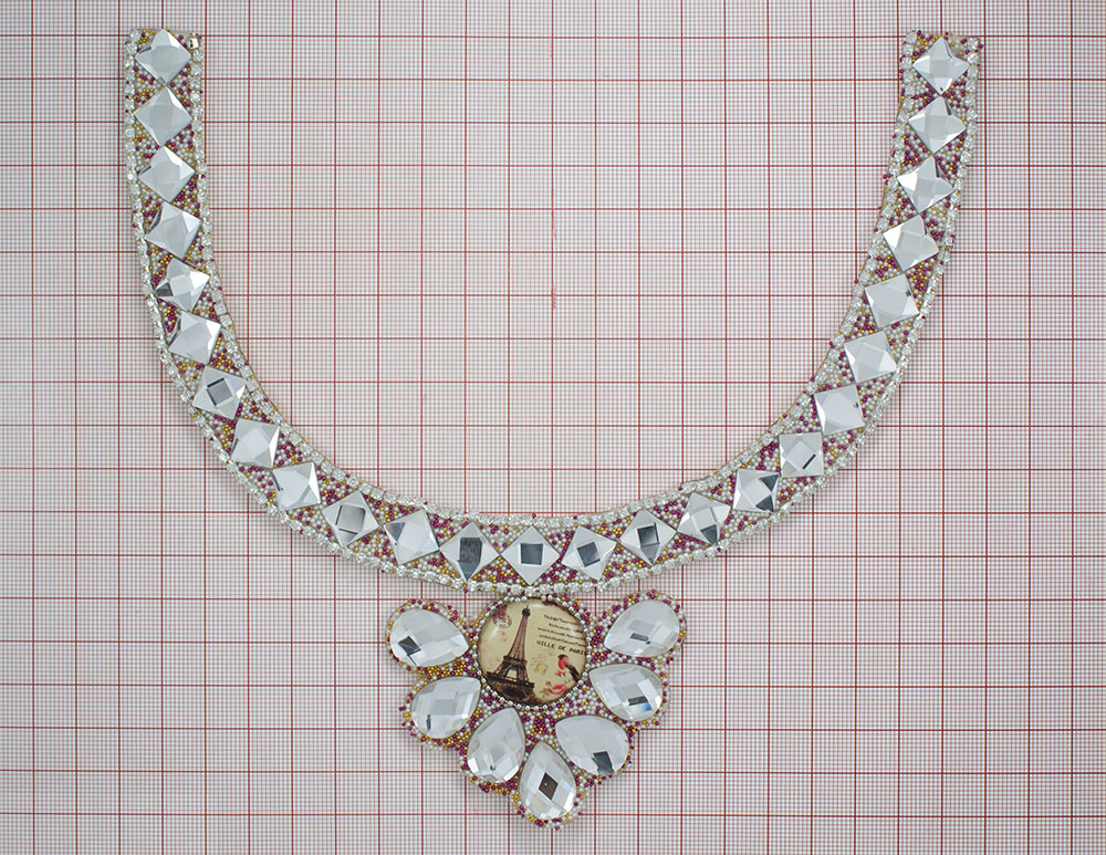 Воротник Париж камни кристалл, шт. Воротники