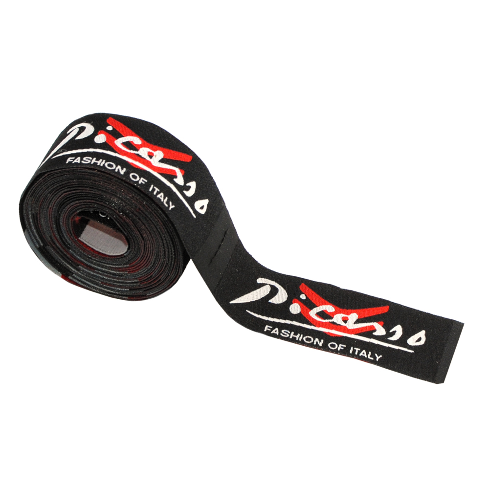 Этикетка тканевая вышитая Picasso 2.5 см 100м. Вышивка / этикетка тканевая