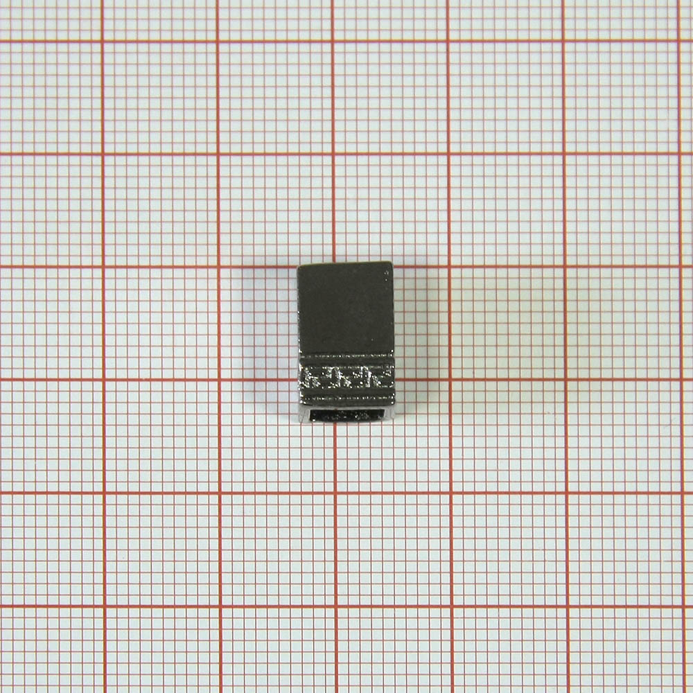 Наконечник металлический WH590 BLACK NIKEL 1т.шт. Фиксаторы, наконечники