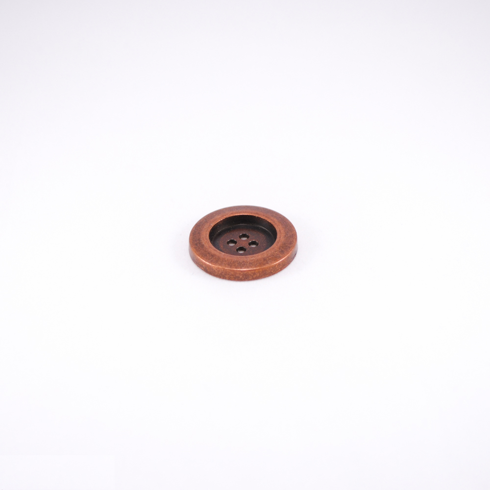 Пуговица AD-63-44 medn 26мм. Пуговица металлическая