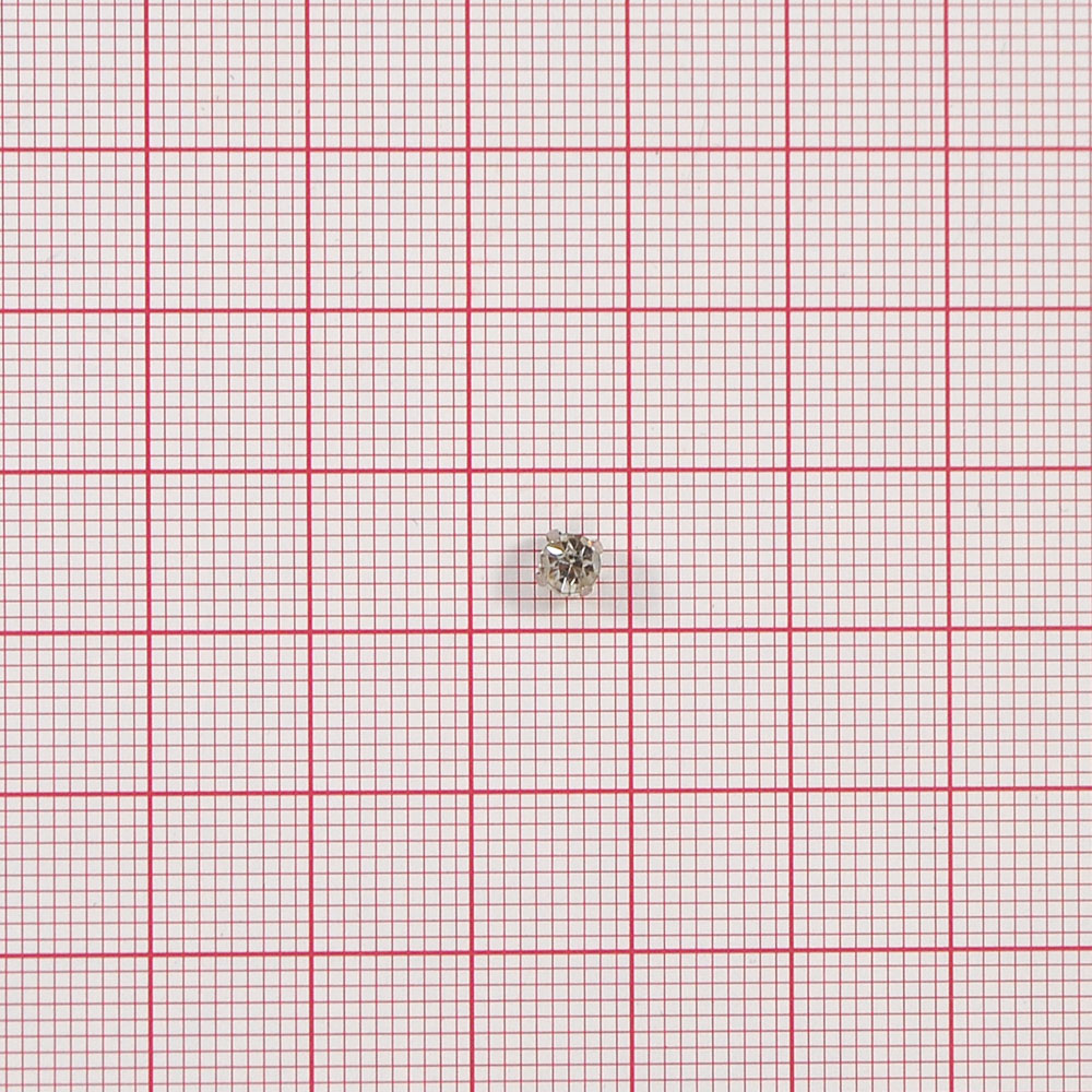 Стразы пришивные в металле круглые, 3,5мм, crystal, шт. Стразы пришивные в металле
