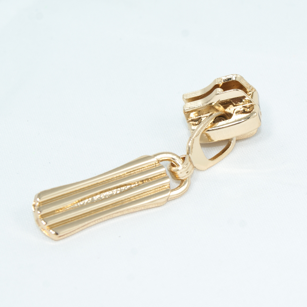 Бегунок металл №5 Трещина Gold, 28*9мм, шт. Бегунок