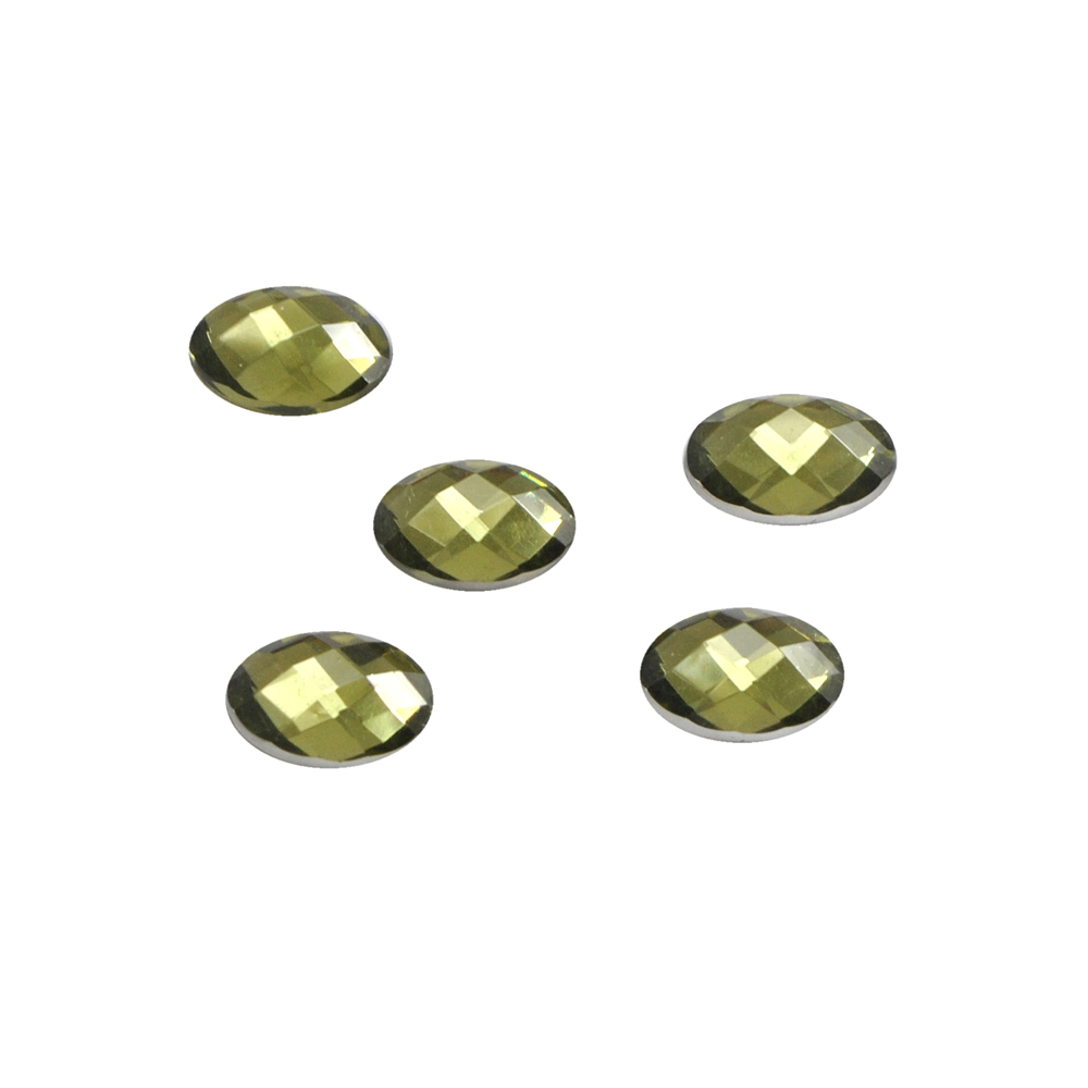 Стразы Д на клей, овал 10*14мм бутылочн 31, 1тыс.шт. Стразы на клей