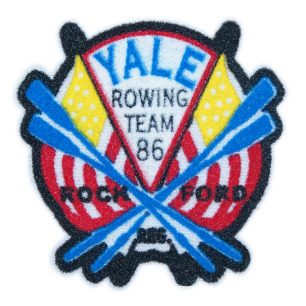 Термоаппликация флок YALE TEAN 86, 70*70мм, фигурная, синий, красный, белый, желтый, шт. Термопереводки Флок