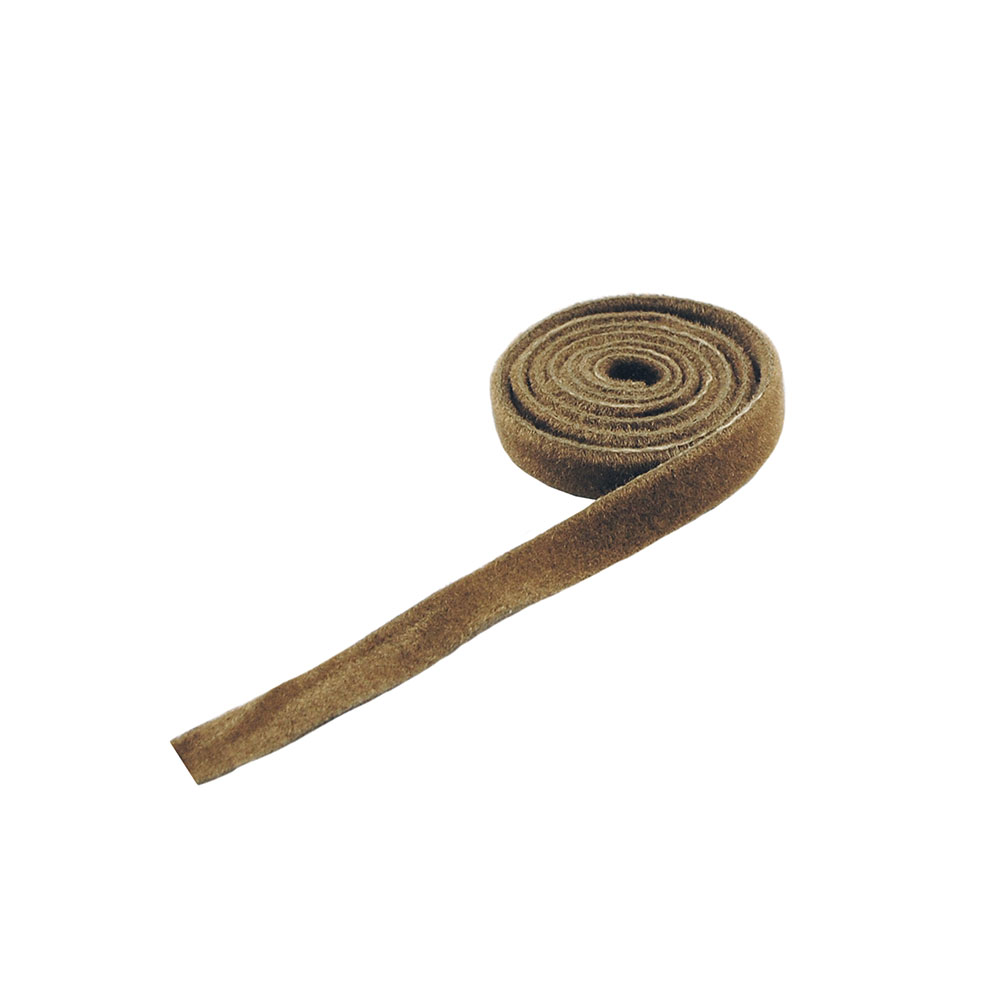 Тесьма нубук № 3 рыжая. Тесьма Нубук