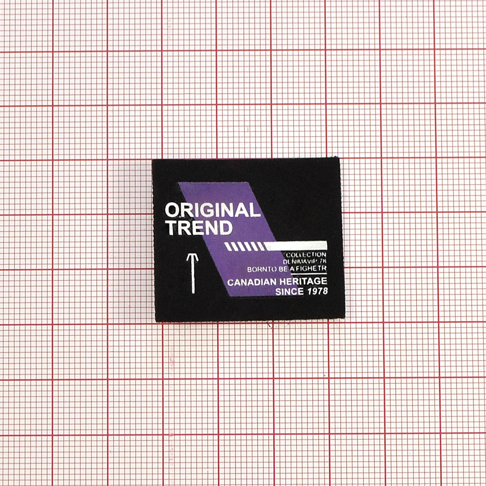 Лейба резиновая ORIGINAL TREND, 3,5*2,8см, черный, белый, фиолетовый,  шт. Лейба Резина