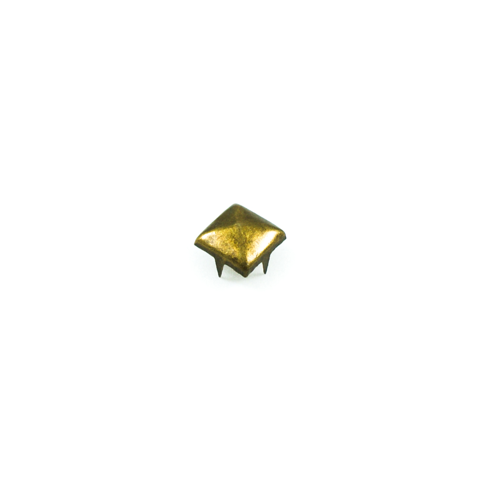 Краб металлический MS-23 квадратная пирамиида 10*10мм ANTIK / 1тыс.шт. Крабы Металл MS