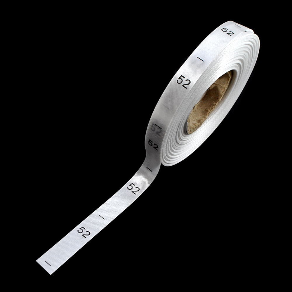 Размерник нейлон белый  52 /1250шт/, 50м. Размерник накатанный нейлон