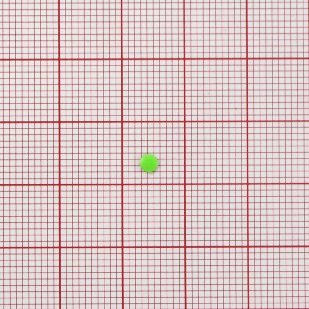 Стразы неон клеев. круг 3мм зеленый (acid lt.green)  72тыс.шт; уп. Стразы клеевые флуоресцентные