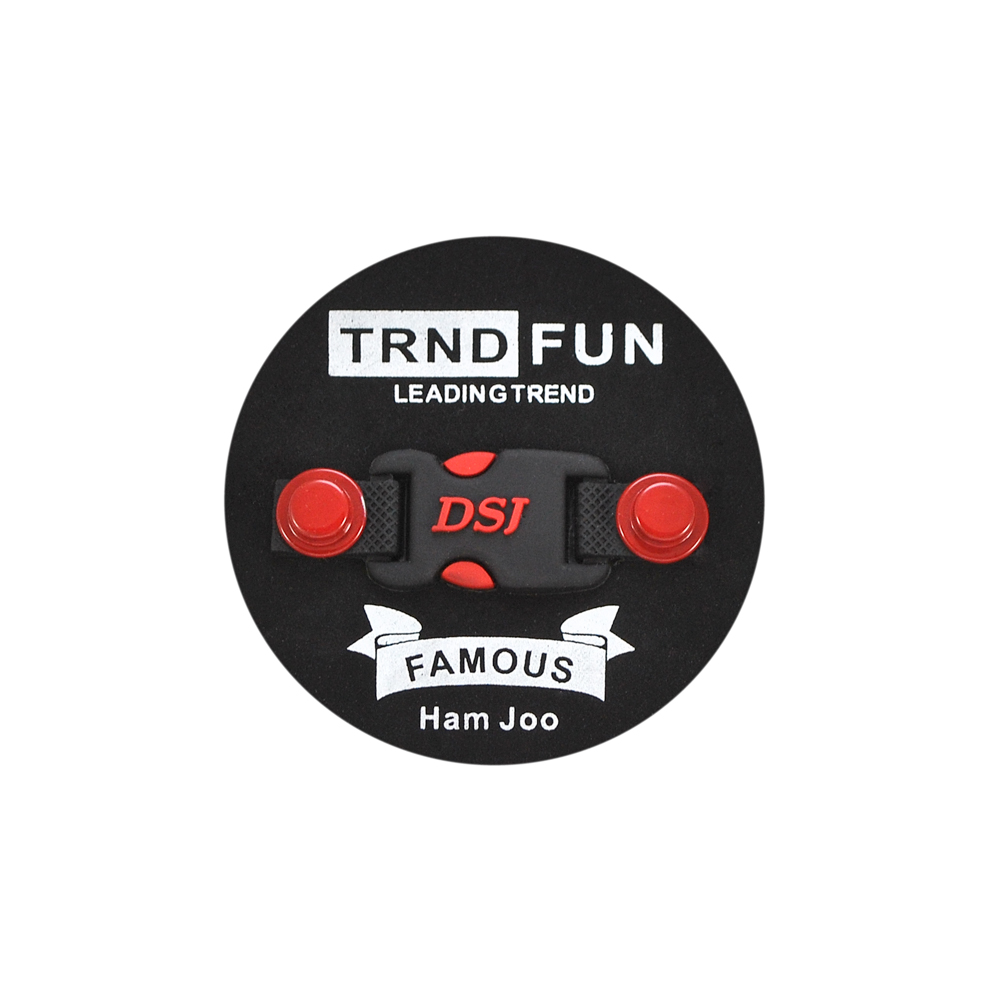 Лейба нубук TRND FUN 6,5см, черный, белый, красный, шт. Лейба Нубук