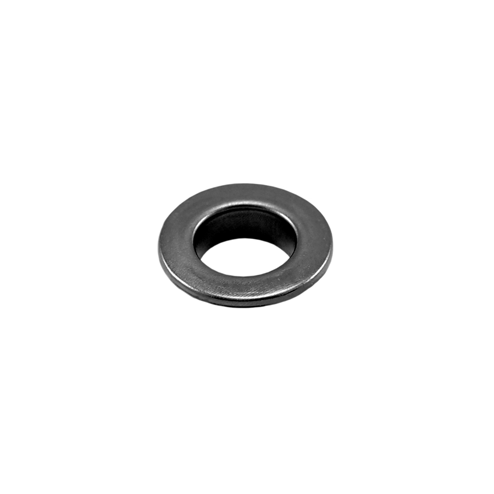 Люверс металл 12*22мм сталь, black nickel, 1т.шт.. Блочка / Люверс