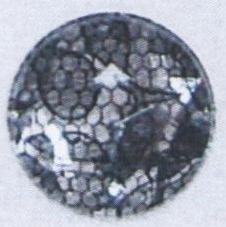 Стразы Т приш. круг 18мм кружево белый №2 /1т.шт./ . Стразы пришивные