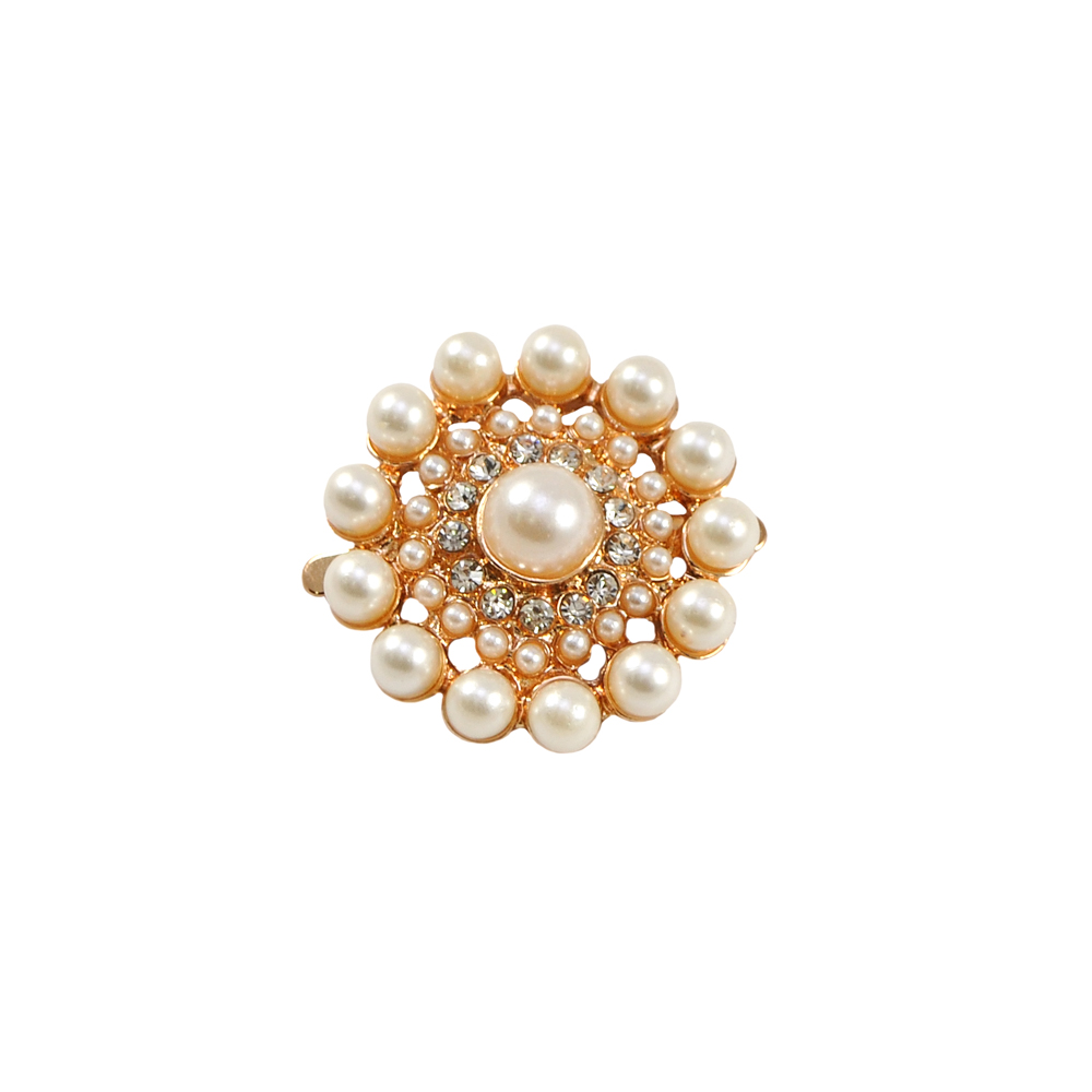 Краб металл 3548 Тарелка GOLD, белые камни, кремовый жемчуг, белый жемчуг 31*31, шт. Крабы Металл Геометрия Декор