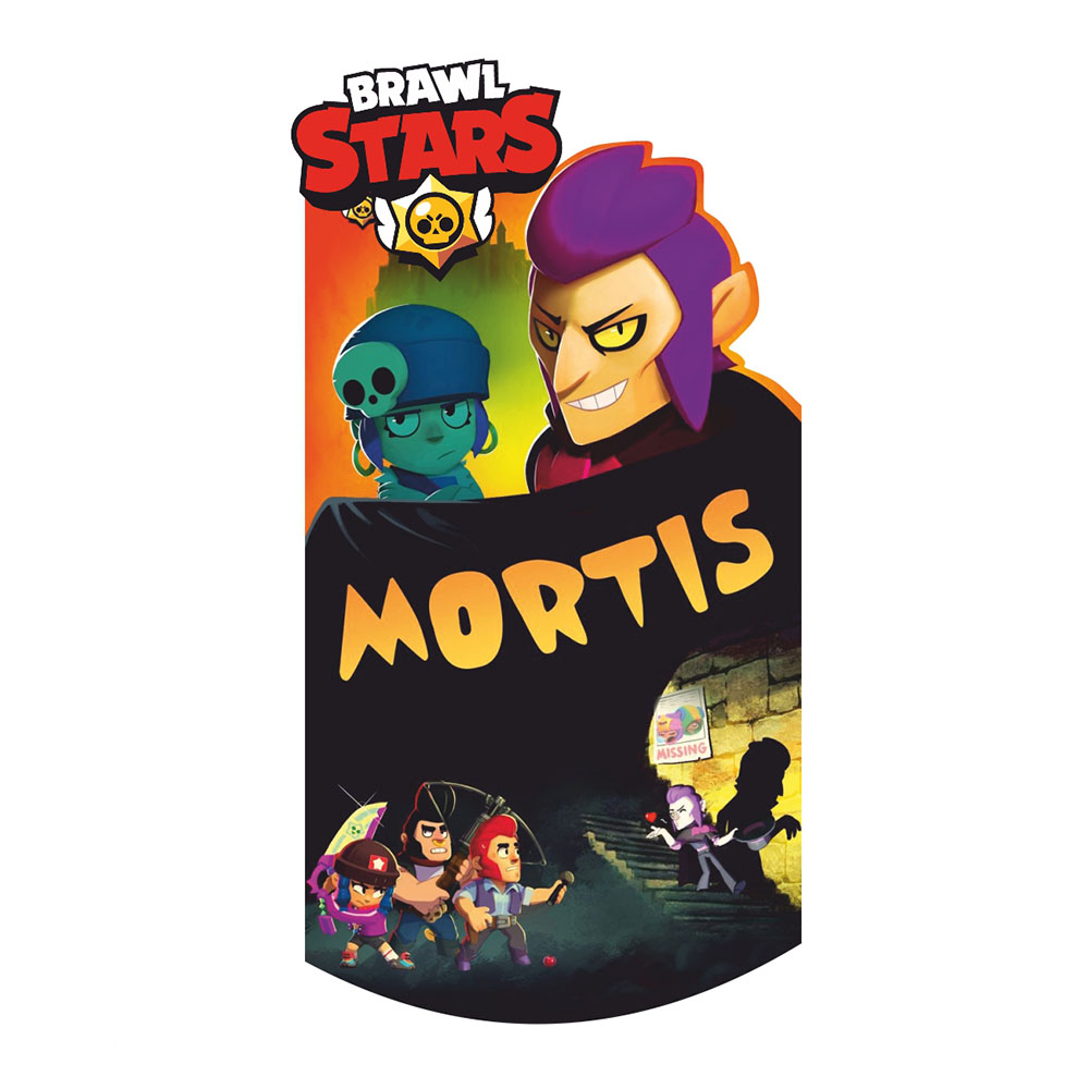 Термоаппликация Brawl Stars №15-7 Mortis и Пенни 11,6*22см, шт. Термопереводки Детские