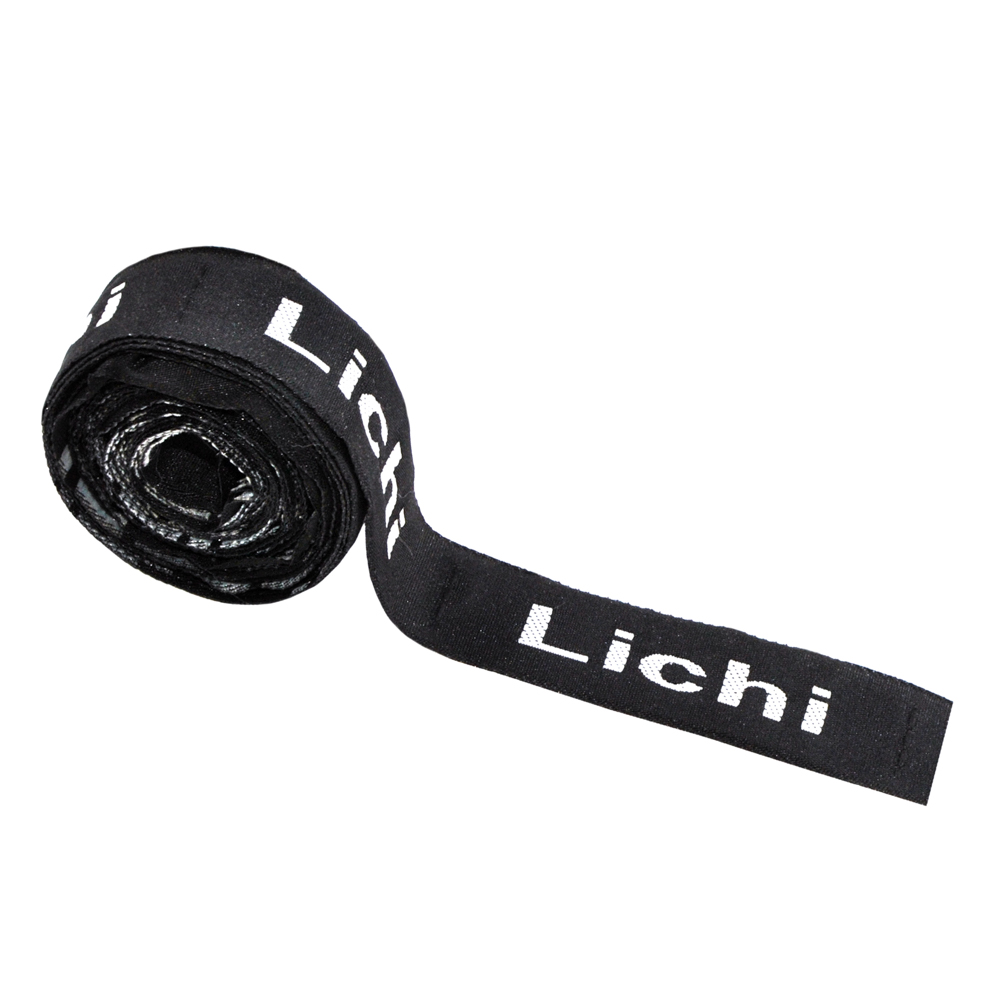 Этикетка тканевая вышитая Lichi. Вышивка / этикетка тканевая