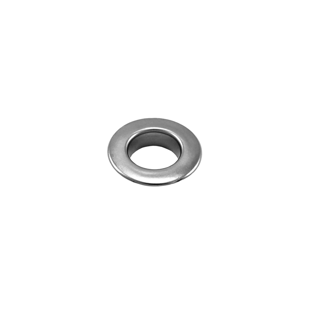 Люверс металл 12*22мм сталь, nickel, 1т.шт.. Блочка / Люверс