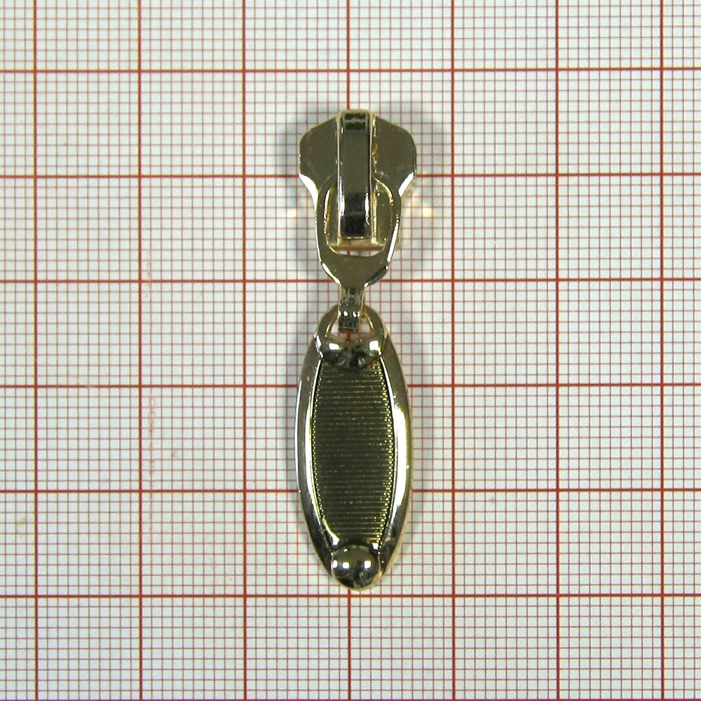 Бегунок металл №5 Жалюзи Gold, клей, 28*11мм, шт. Бегунок