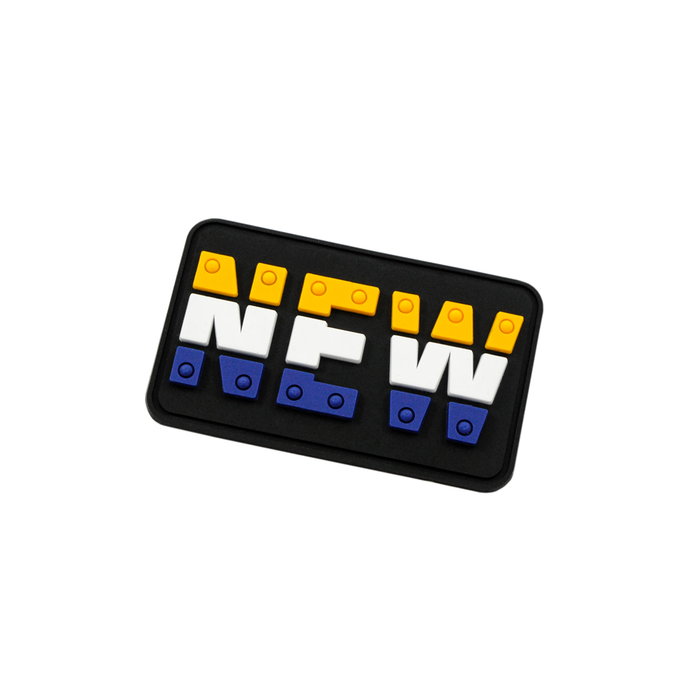 Лейба резиновая  NEW, 6.5*3.9см, черный, желтый, синий, белый, шт. Лейба Резина