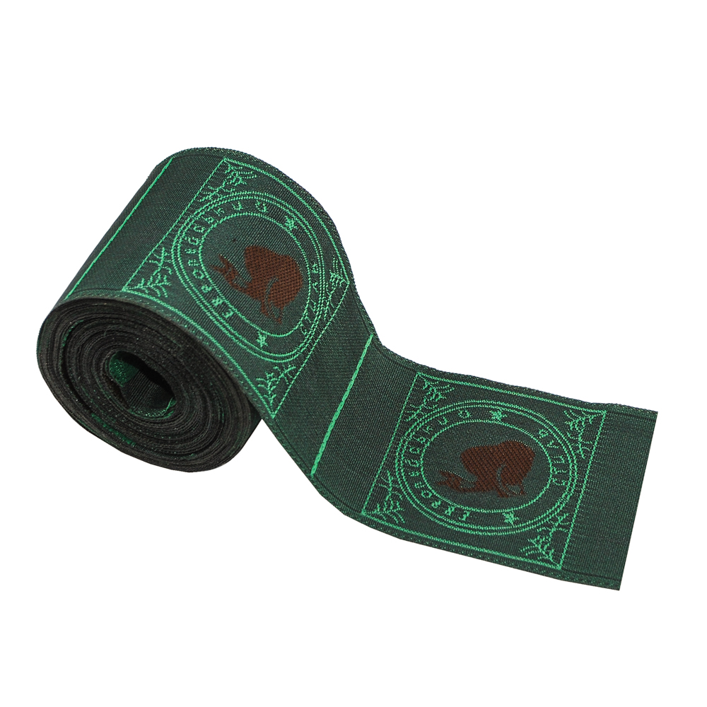 Этикетка тканевая вышитая Европейский стиль 5см. Вышивка / этикетка тканевая