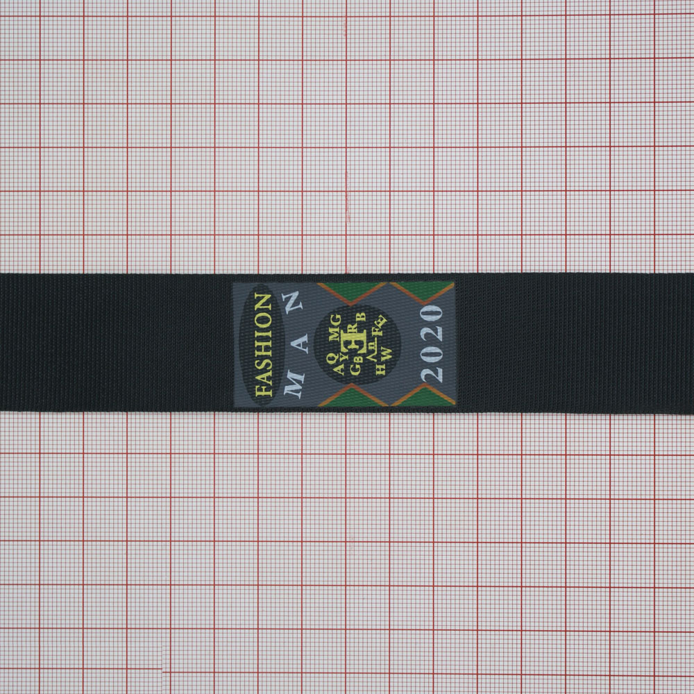 Тесьма MAN-2020 3,2см ЧЕРНАЯ ярд. Тесьма