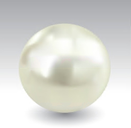 Хольнитен шарик 6мм бел.жемчуг, шт. Хольнитен обувной