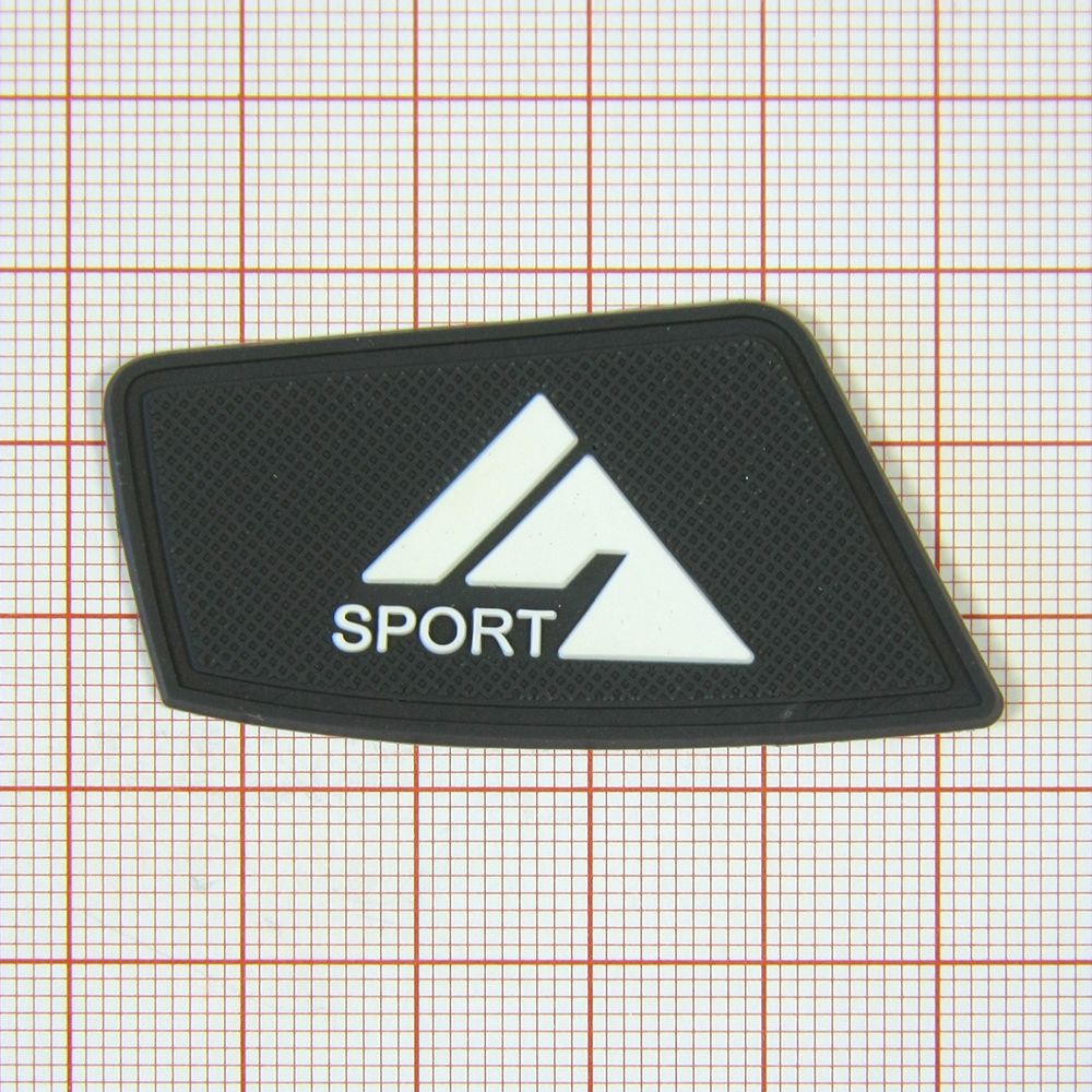 Лейба № 17 Sport резин. Горка, черная 5,1*2,8см . Лейба Резина
