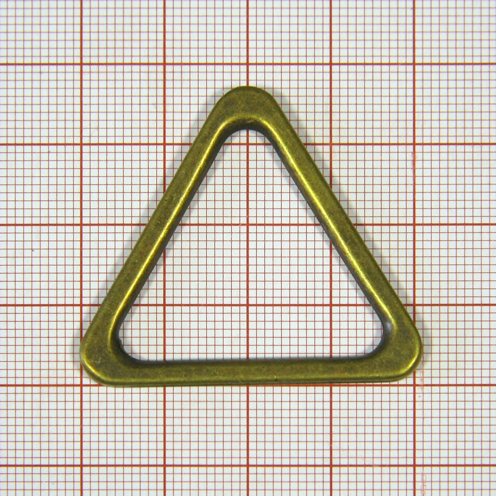 Треугольник металл 5041 ANTIC 3,3см. Перетяжка металл Треугольник