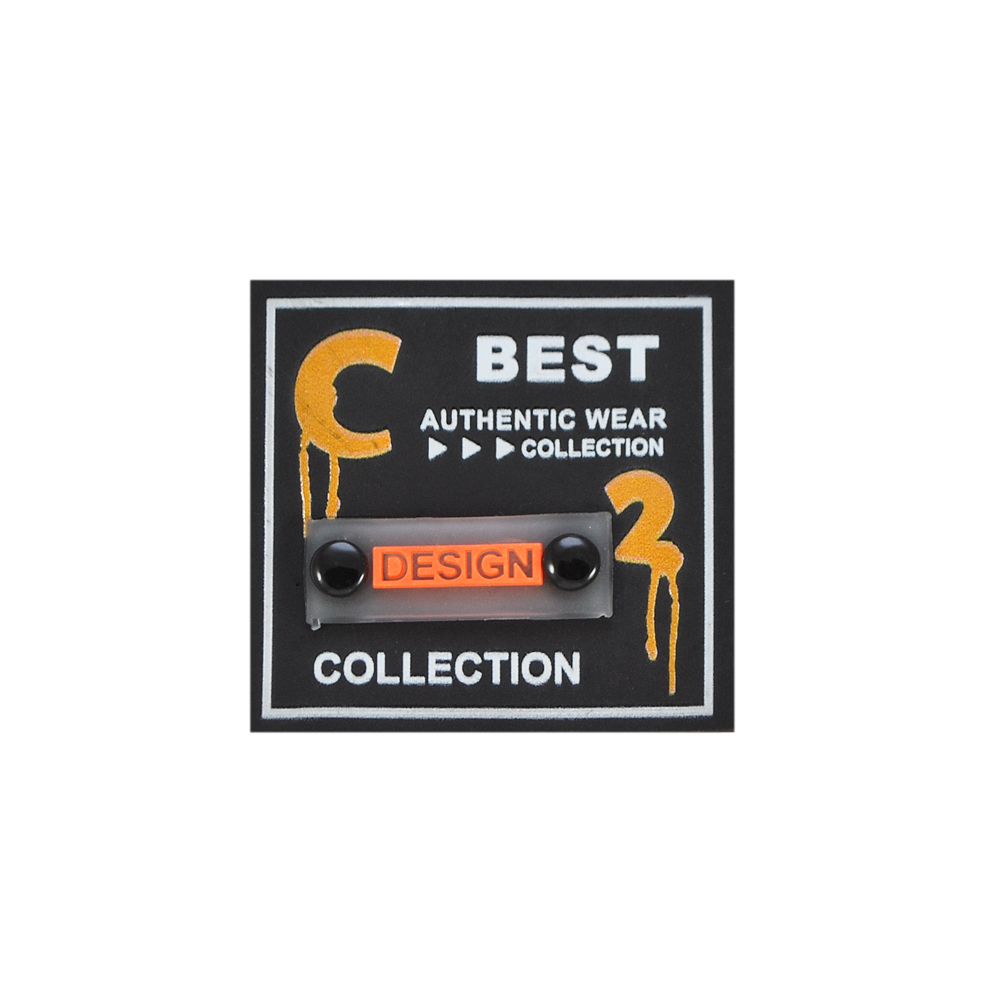 Лейба резоновая  BEST, 4,8*4,6см, черный, белый, оранжевыйл,  шт. Лейба Резина