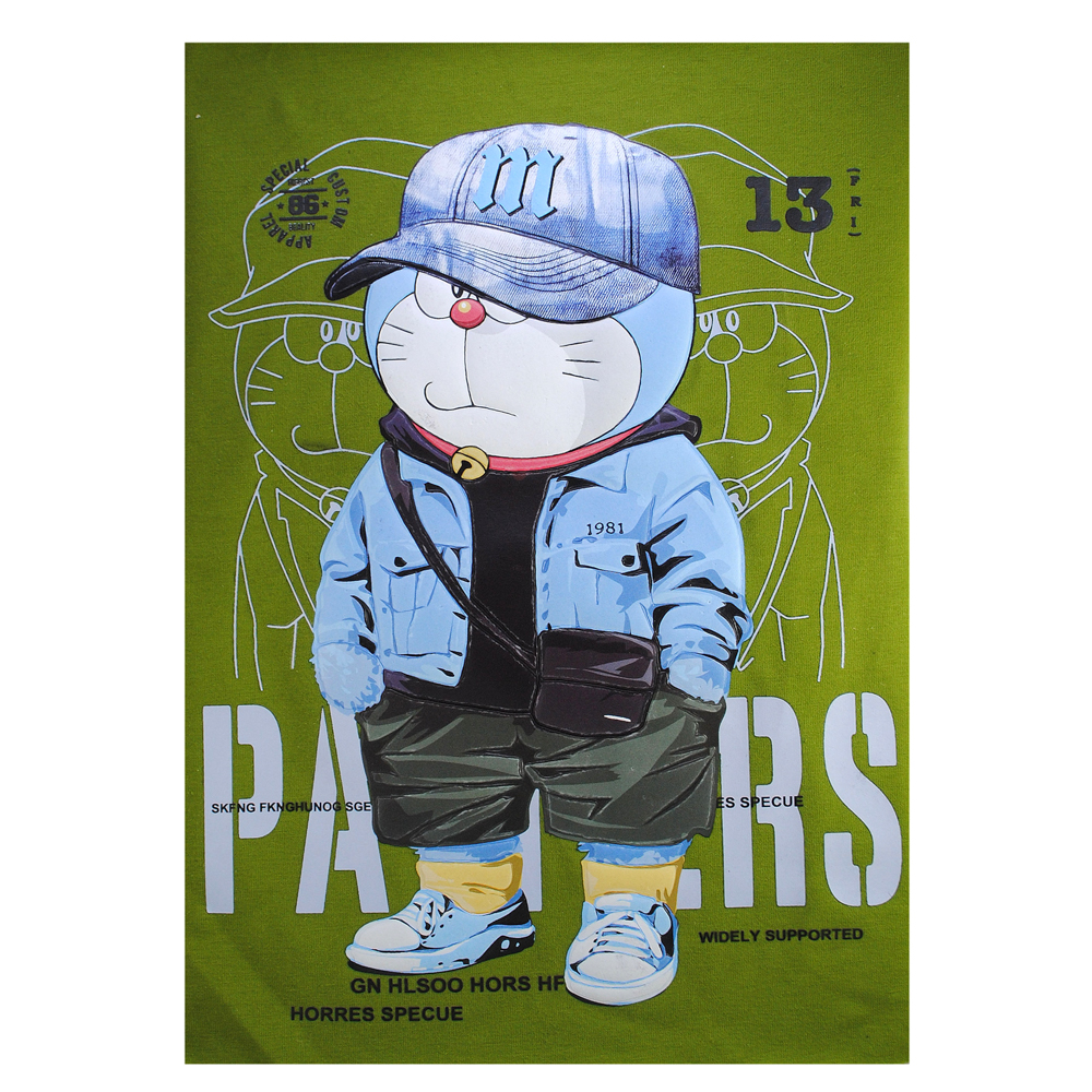 Термоаппл. Кот в кепке, 1981, 20*26см, син., черн., шт. Термопереводки Детские