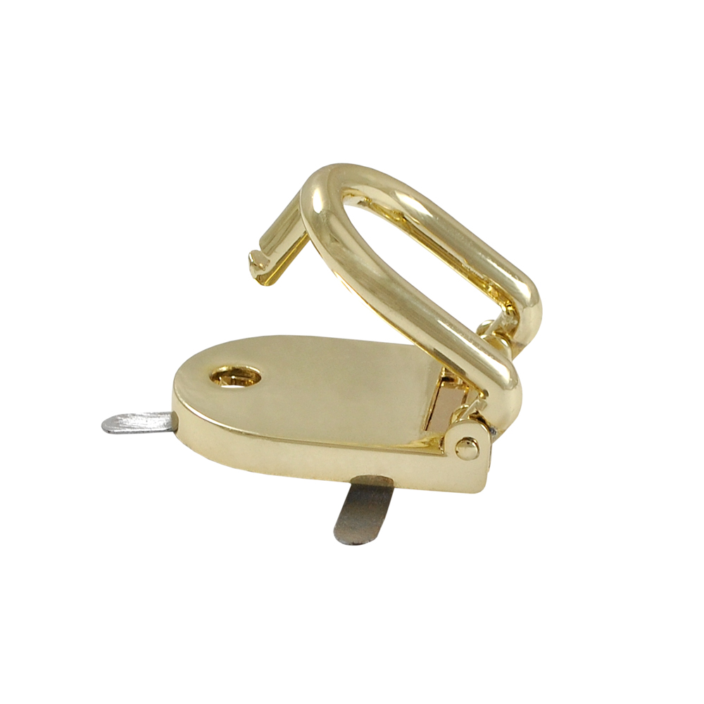 Замок сумочный С609 клипса 30*38мм GOLD, шт. Сумочная фурнитура